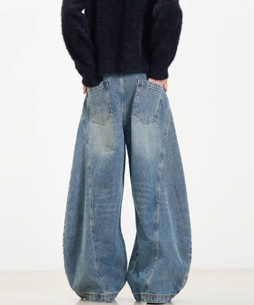 「Ressaca」 デニムパンツ M ブルー メンズ_画像6