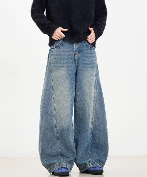 「Ressaca」 デニムパンツ M ブルー メンズ_画像8