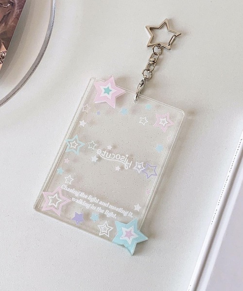 VIBGYOR カードケース oshipic/推し活 トレカケース キーホルダー 星型