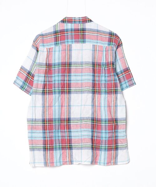「GITMAN VINTAGE」 半袖シャツ LARGE オフホワイト メンズ_画像2