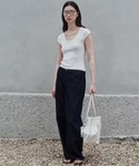ワイドパンツ パンツ ワイドデニムパンツ レディースの詳細画像5