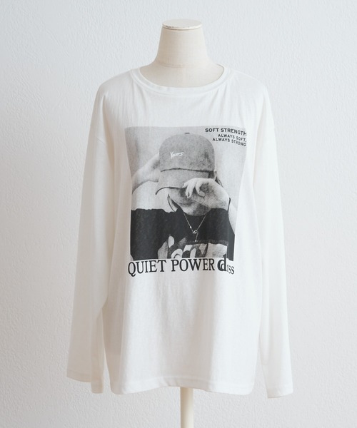 pual ce cin tシャツ フォトプリントロンT レディース : ZOZOTOWN