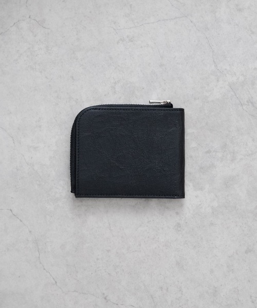 knmen146-0897 SENTI Lジップウォレット SENTI（センティ） ミニ 財布 Dyneema Leather BIFOLD ZIP WALLET 超