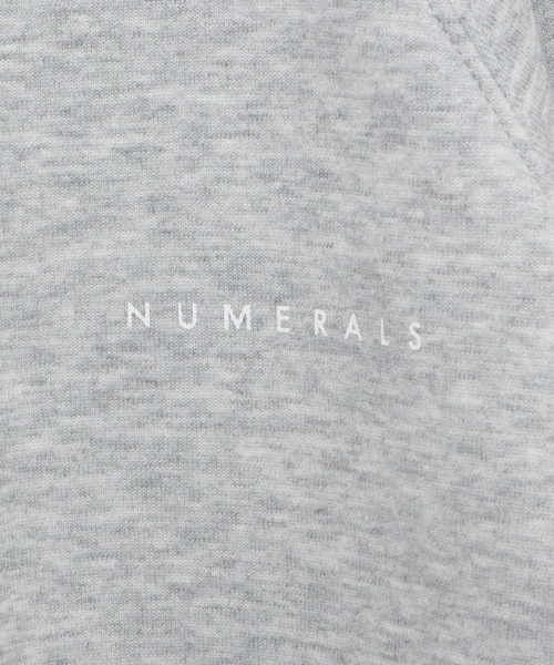 「NUMERALS」 ジップアップパーカー MEDIUM オフホワイト メンズ_画像4