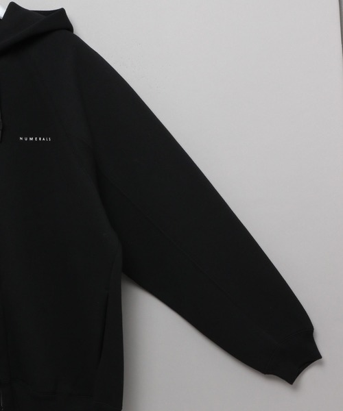 「NUMERALS」 ジップアップパーカー MEDIUM オフホワイト メンズ_画像5