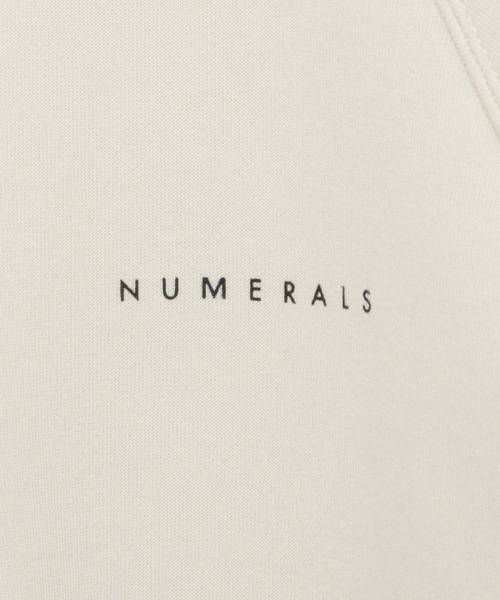 「NUMERALS」 ジップアップパーカー MEDIUM オフホワイト メンズ_画像9