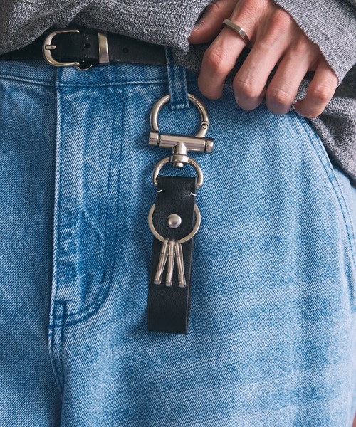 LUENNA キーケース 「LUENNA」Genuine Leather Minimal Key Holder