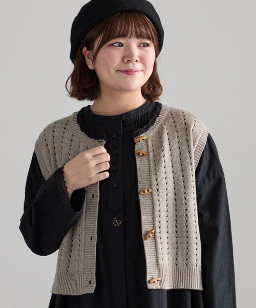 GALERIE VIE（ギャルリー ヴィー） ベスト ジレ バテンレース ベスト