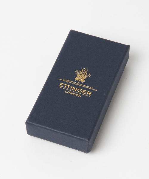 Ettinger 6連キーケース MARMALADE×NAVY カーフレザー キーケース ETTINGER / レザーキーケース Ettinger 6連キーケース