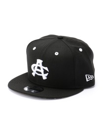美品☆アビレックス × ニューエラ キャップ 黒 アヴィレックス AVIREX 《AVIREX × NEWERA》9FORTY A－FRAME
