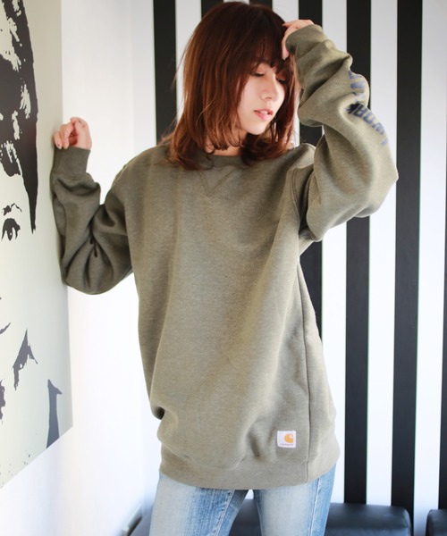 Carhartt（カーハート） トレーナー スウェット 裏起毛 ワッペン 長袖
