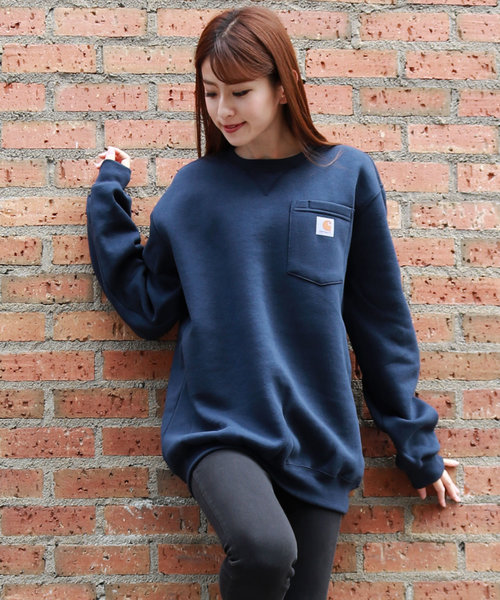 Carhartt（カーハート） トレーナー スウェット 裏起毛 ワッペン 長袖