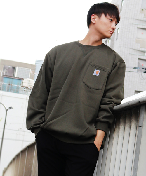 Carhartt（カーハート） トレーナー スウェット 裏起毛 ワッペン 長袖