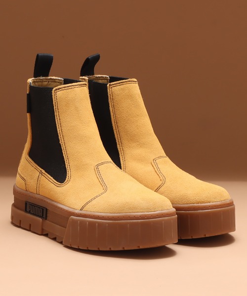 PUMA★MAYZE CHELSEA SUEDE BOOTS メイズ チェルシー ブーツ PUMA ブーツ MAYZE CHELSEA SUEDE WNS / プーマ メイズ