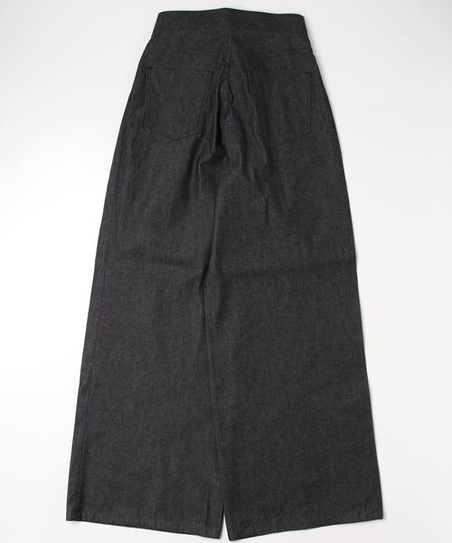 ジーンズ デニム デニムパンツ RIGID DENIM WIDE PANTS (SHORT LENGTH) レディースの画像