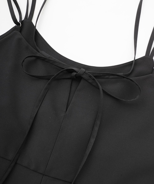 MILKFED.（ミルクフェド） サロペット オーバーオール BACK RIBBON