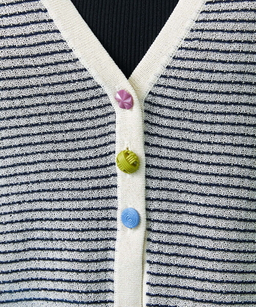 Jocomomola / ホコモモラ Ligero ニットトッパーカーディガン Jocomomola｜Flor フラワー刺繍トッパーカーディガン | Rakuten