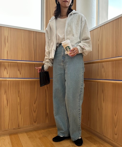パーカー 「WEB先行予約」「HEALTHKNIT/ヘルスニット」 別注 ショート丈 クラシックスウェットジップパーカー レディース Healthknit パーカー 「HEALTHKNIT/ヘルスニット」 別注
