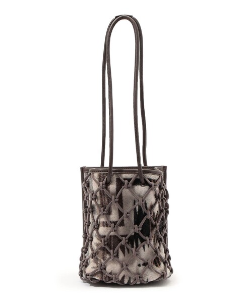 美品 the dilettante（ザ・ディレッタント） ボストンバック　レザー the dilettante ハンドバッグ 「別注」the ファブリック×レザー