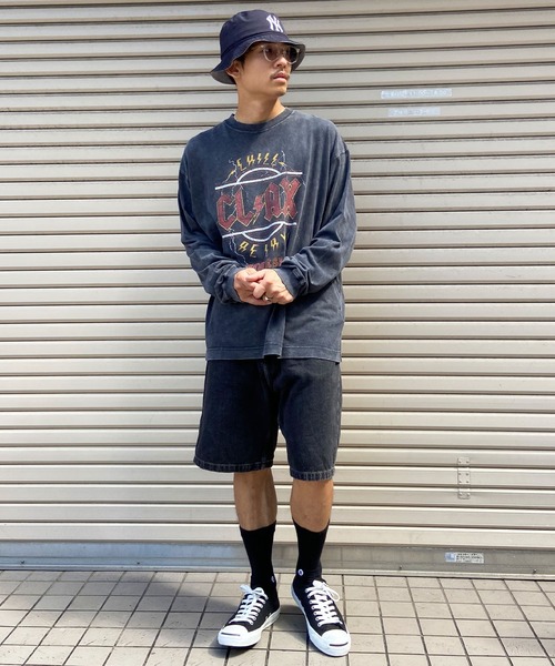 chillax（チラックス） tシャツ 長袖Tシャツ バンドTEE ヴィンテージ風