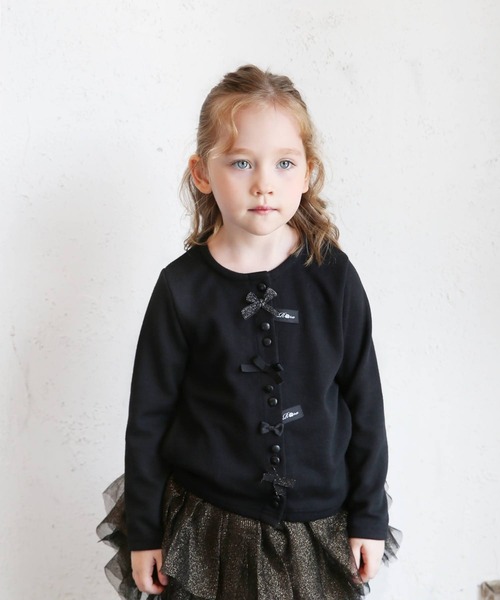 Rora（ローラ） カーディガン マホ カーディガン ポケット付き 黒