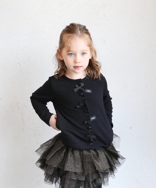 Rora（ローラ） カーディガン マホ カーディガン ポケット付き 黒