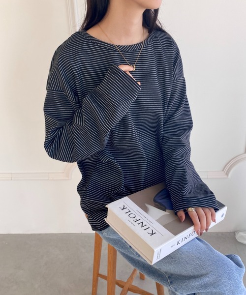 tシャツ ボーダールーズロンT レディース : ZOZOTOWN Yahoo!店 - 通販