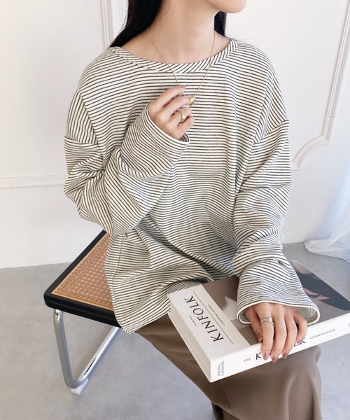 tシャツ ボーダールーズロンT レディース : ZOZOTOWN Yahoo!店 - 通販