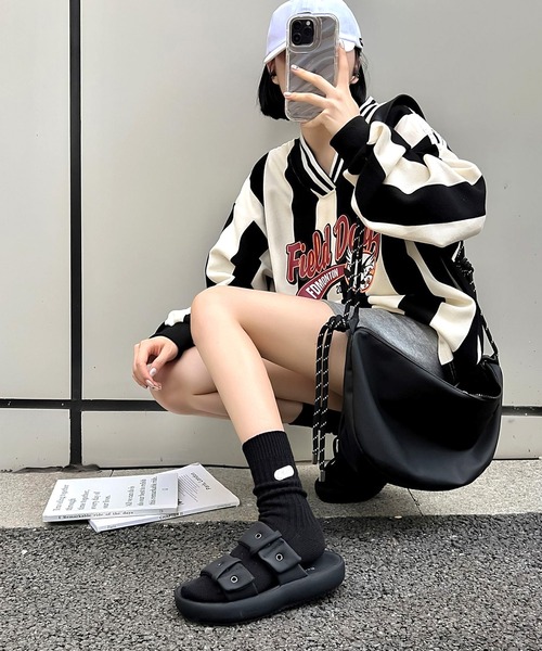 Cherry Stamp　クルー丈ソックス　靴下　2点セット 靴下 レディース 夏用 セット シュナウザー 柄 グッズ 2足組