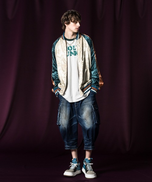 glamb クロップド デニム カーゴパンツ 定価2万4750円 glamb（グラム） カーゴパンツ Cropped Denim Cargo Pants