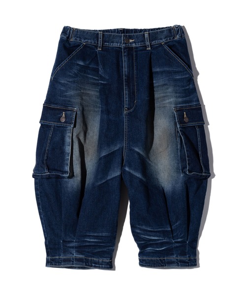 glamb（グラム） カーゴパンツ Cropped Denim Cargo Pants