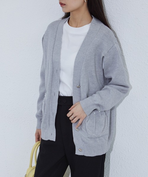 MAISON DE THERESE（メゾン ド テレーズ） カーディガン Vネックハート