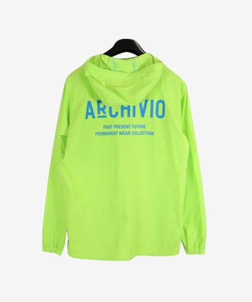 ARCHIVIO バックロゴパーカー archivio パーカー 「MENS」UV冷感バックロゴパーカー「2024年春