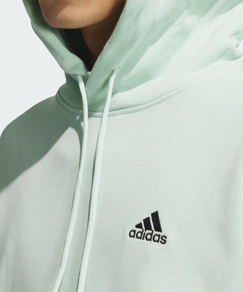 パーカー エッセンシャルズ プラス ルーズフィット スモールロゴ フレンチテリー プルオーバーパーカー / アディダス adidas メンズ レディー | adidas | 22