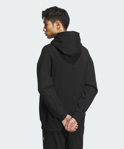 パーカー エッセンシャルズ プラス ルーズフィット スモールロゴ フレンチテリー プルオーバーパーカー / アディダス adidas メンズ レディー | adidas | 10