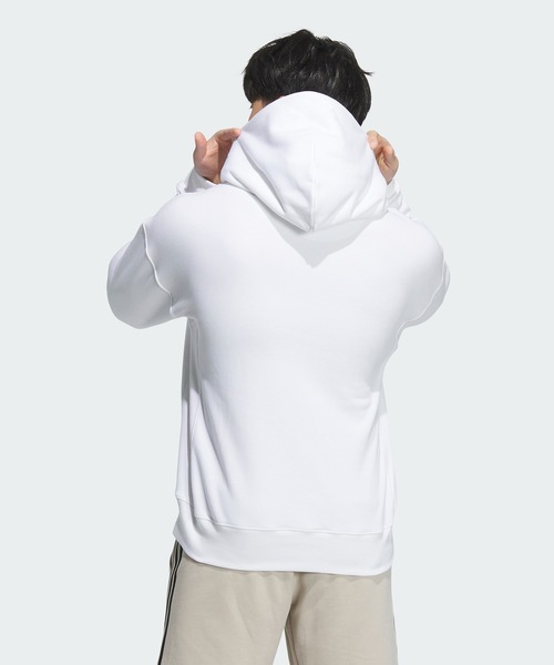 パーカー エッセンシャルズ プラス ルーズフィット スモールロゴ フレンチテリー プルオーバーパーカー / アディダス adidas メンズ レディー | adidas | 05