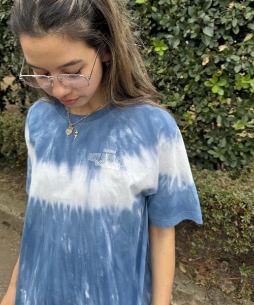 ROXY tシャツ SURF CLUB S/S TEE/ロキシータイダイ半袖Tシャツ