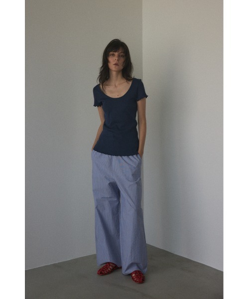 BLACK BY MOUSSY パンツ relax stripe pants(リラックス