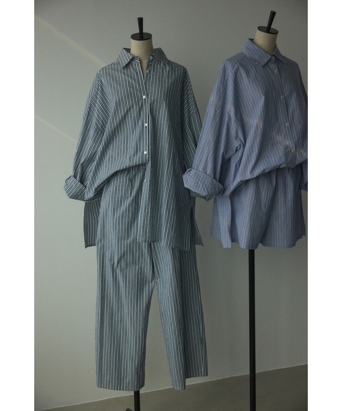 BLACK BY MOUSSY パンツ relax stripe pants(リラックス