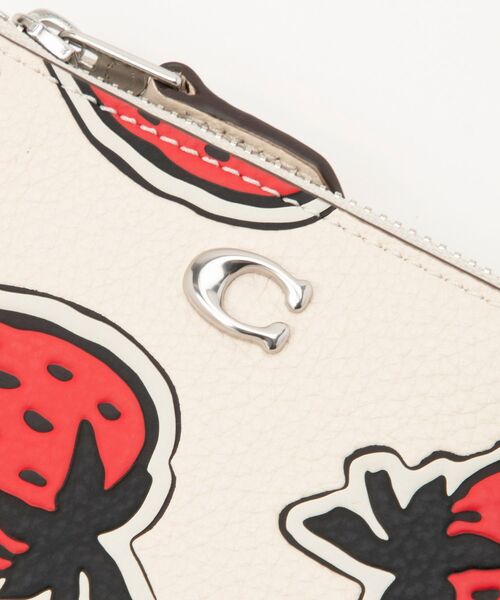 パスケース ミニ スキニー ID ケース・ストロベリー プリント