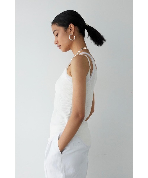 セール】Layered Rib Tank Top / レイヤードリブタンクトップSet