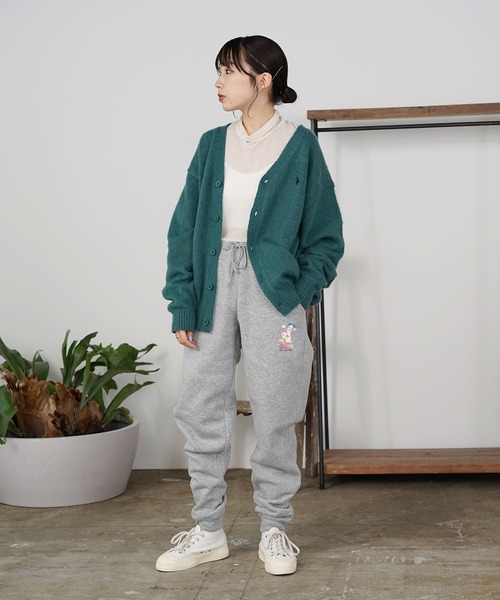 Disney MICKEY 裏起毛 オフィシャル ジャージセットアップ ROOP TOKYO スウェットパンツ ジャージ ミッキーDS裏起毛