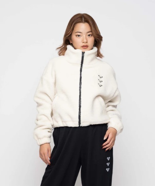 美品ロキシーアウターブルゾン ROXY ブルゾン アウター SOUL MATE/ロキシードローコード付き
