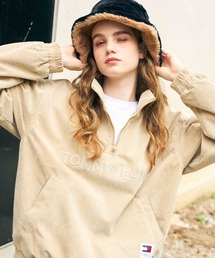 トミーヒルフィガー　ハーフコート TOMMY HILFIGER コート ジャケット チャンキーコーデュロイ