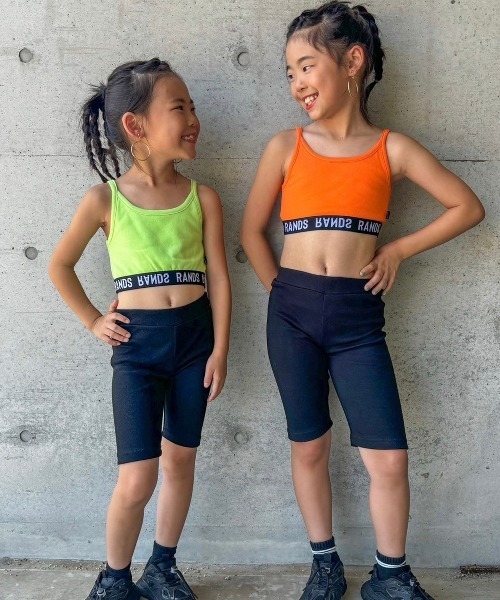 RandS レギンス スパッツ ハーフレギンス キッズ 子供 女の子