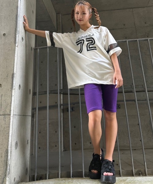 RandS レギンス スパッツ ハーフレギンス キッズ 子供 女の子