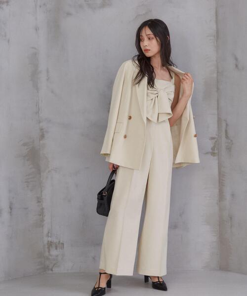 PROPORTION BODY DRESSING サロペット オーバーオール リボン