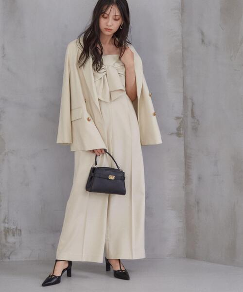 PROPORTION BODY DRESSING サロペット オーバーオール リボン