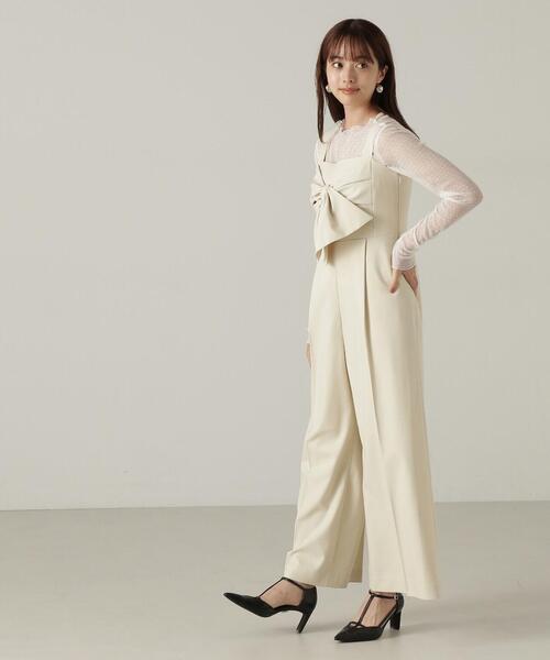 PROPORTION BODY DRESSING サロペット オーバーオール リボン