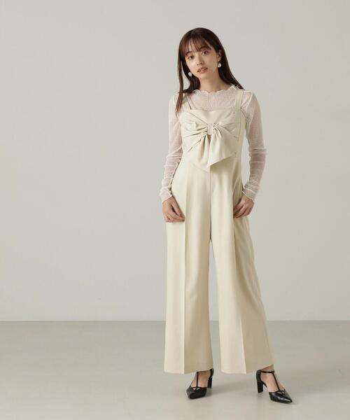 PROPORTION BODY DRESSING サロペット オーバーオール リボン